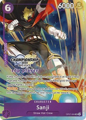 Sanji (Championship 2024 Top Player Pack), One Piece Promotion Cards