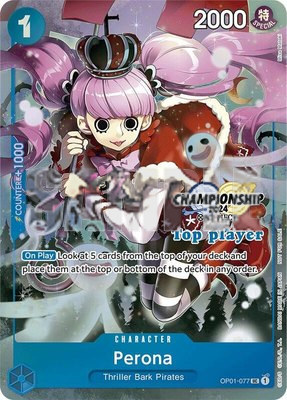 Perona (Championship 2024 Top Player Pack), One Piece Promotion Cards