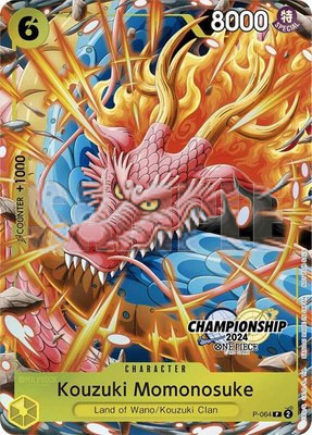 Kouzuki Momonosuke (CS 2024 Event Pack Finalist), One Piece Promotion Cards