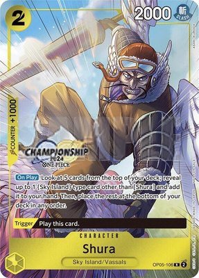 Shura (CS 2024 Celebration Pack), One Piece Promotion Cards