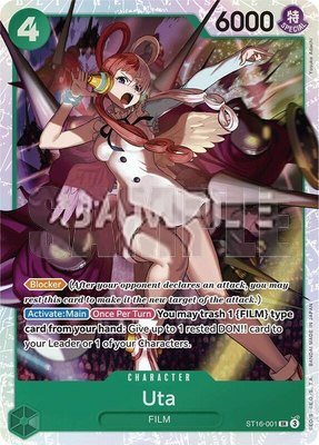 Uta (ST16-001), Starter Deck 16: GREEN Uta