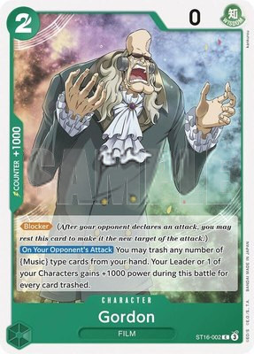 Gordon, Starter Deck 16: GREEN Uta