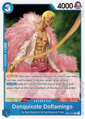 Donquixote Doflamingo (OP01-073), Starter Deck 17: BLUE Donquixote Doflamingo