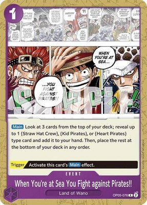 When You're at Sea You Fight against Pirates!!, Starter Deck 18: PURPLE Monkey.D.Luffy