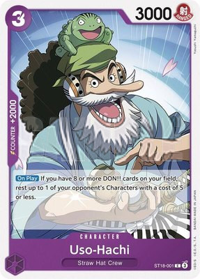 Uso-Hachi (ST18-001), Starter Deck 18: PURPLE Monkey.D.Luffy
