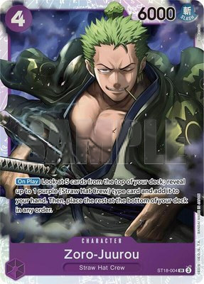 Zoro-Juurou (ST18-004), Starter Deck 18: PURPLE Monkey.D.Luffy