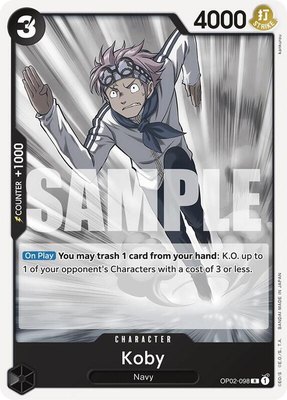 Koby, Starter Deck 19: BLACK Smoker