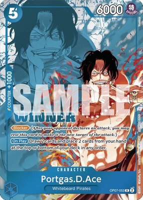 Portgas.D.Ace (Winner Pack 2024 Oct.-Dec.), One Piece Promotion Cards