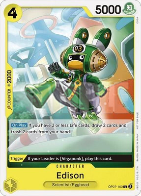 Edison (Tournament Pack 2024 Oct.-Dec.), One Piece Promotion Cards