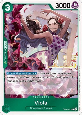 Viola (Judge Pack Vol. 4), One Piece Promotion Cards