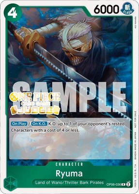 Ryuma (Judge Pack Vol. 4), One Piece Promotion Cards