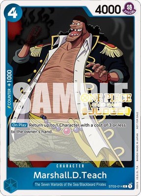 Marshall.D.Teach (Judge Pack Vol. 4), One Piece Promotion Cards