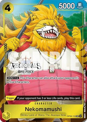 Nekomamushi (Online Regional 2024 Vol. 3), One Piece Promotion Cards