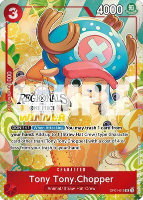 Tony Tony.Chopper (Online Regional 2024 Vol. 3) [Winner], One Piece Promotion Cards