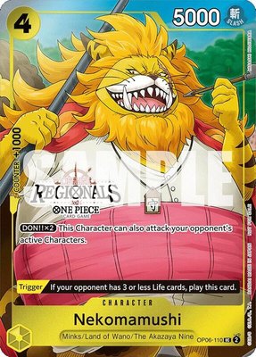 Nekomamushi (Offline Regional 2024 Vol. 3), One Piece Promotion Cards