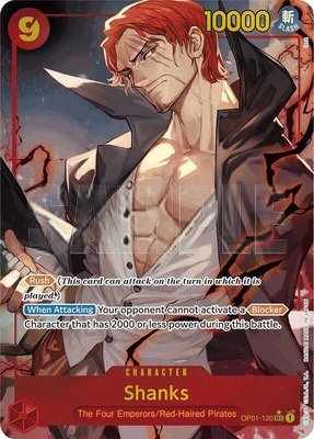 Shanks (OP01-120) (Alternate Art), Premium Booster -The Best-