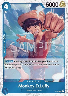 Monkey.D.Luffy (P-055) (Jolly Roger Foil), Premium Booster -The Best-
