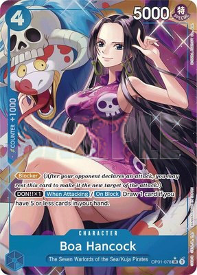 Boa Hancock (OP01-078) (Alternate Art), Premium Booster -The Best-