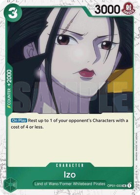 Izo (OP01-033) (Jolly Roger Foil), Premium Booster -The Best-