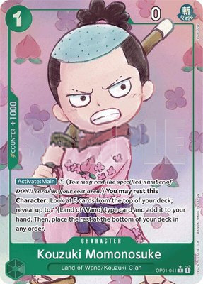 Kouzuki Momonosuke (Alternate Art), Premium Booster -The Best-