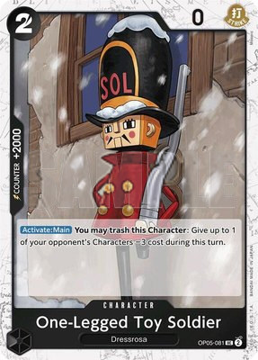 One-Legged Toy Soldier (Jolly Roger Foil), Premium Booster -The Best-