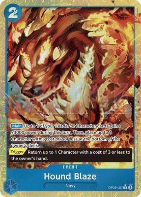Hound Blaze (Alternate Art), Premium Booster -The Best-
