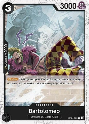 Bartolomeo (OP04-089) (Jolly Roger Foil), Premium Booster -The Best-
