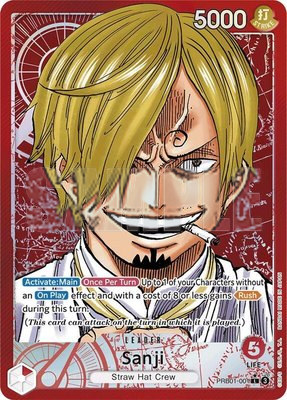 Sanji (PRB01-001) (Alternate Art), Premium Booster -The Best-