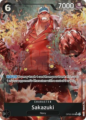 Sakazuki (Alternate Art), Premium Booster -The Best-