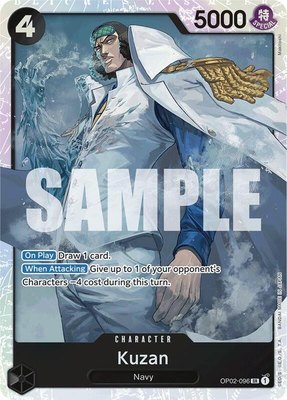 Kuzan (OP02-096) (Reprint), Premium Booster -The Best-