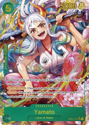 Yamato (OP01-121) (Alternate Art), Premium Booster -The Best-