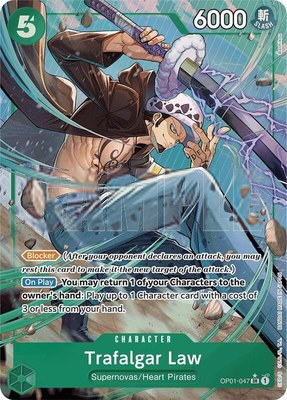 Trafalgar Law (OP01-047) (Alternate Art), Premium Booster -The Best-