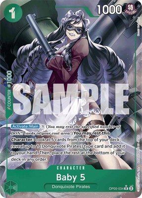 Baby 5 (OP05-034) (Full Art), Premium Booster -The Best-