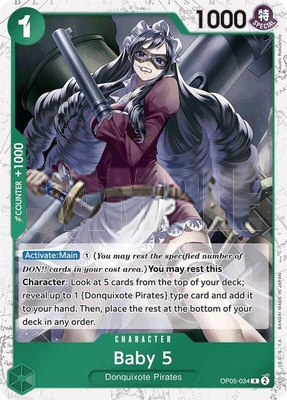 Baby 5 (OP05-034) (Jolly Roger Foil), Premium Booster -The Best-