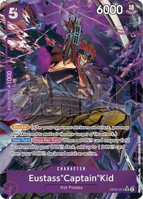 Eustass"Captain"Kid (OP05-074) (Alternate Art), Premium Booster -The Best-
