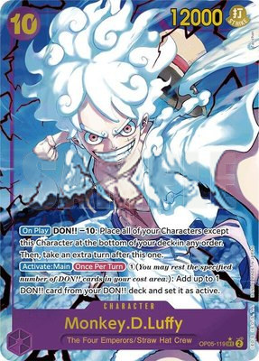 Monkey.D.Luffy (OP05-119) (Alternate Art), Premium Booster -The Best-