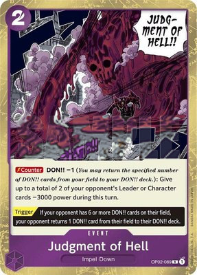 Judgment of Hell (Jolly Roger Foil), Premium Booster -The Best-