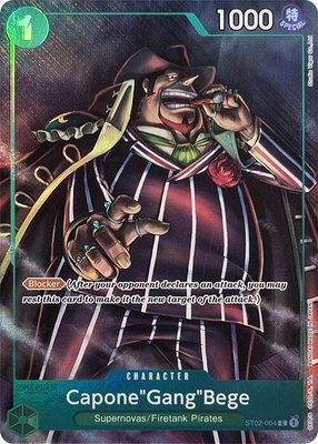 Capone"Gang"Bege (Premium Card Collection -Best Selection Vol. 2-), One Piece Promotion Cards