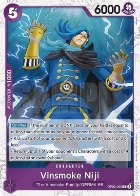 Vinsmoke Niji (OP06-065) (Jolly Roger Foil), Premium Booster -The Best-