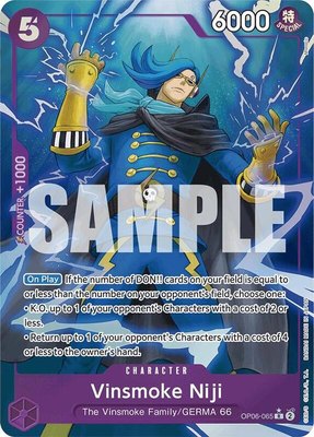 Vinsmoke Niji (OP06-065) (Full Art), Premium Booster -The Best-