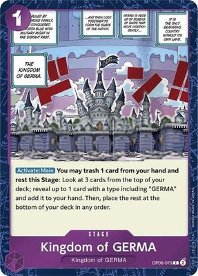 Kingdom of GERMA (Jolly Roger Foil), Premium Booster -The Best-