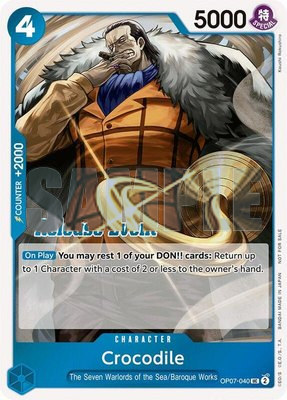 Crocodile (ST15 Release Event Winner Pack), One Piece Promotion Cards