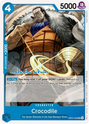 Crocodile (ST15 Release Event Pack), One Piece Promotion Cards