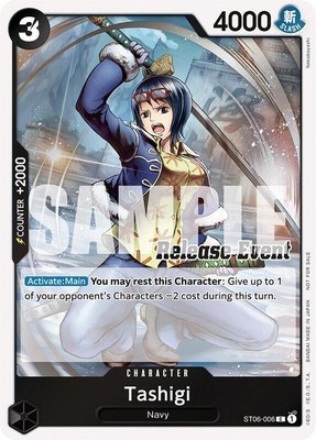 Tashigi (ST15 Release Event Winner Pack), One Piece Promotion Cards