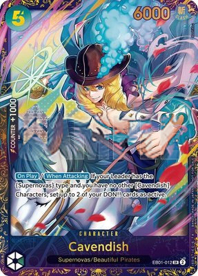 Cavendish (Treasure Cup 2024), One Piece Promotion Cards