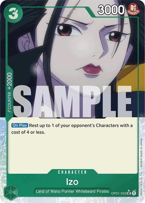 Izo (OP01-033) (Full Art), Premium Booster -The Best-