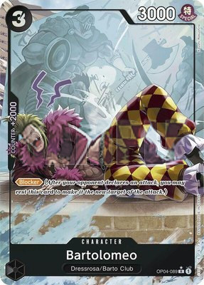 Bartolomeo (OP04-089) (Full Art), Premium Booster -The Best-