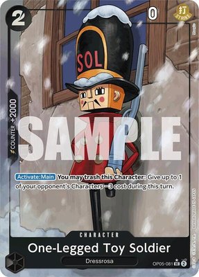 One-Legged Toy Soldier (Full Art), Premium Booster -The Best-