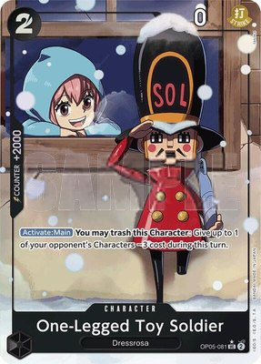 One-Legged Toy Soldier (Alternate Art), Premium Booster -The Best-