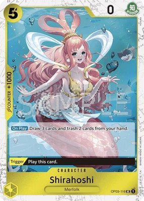 Shirahoshi (OP03-116) (Jolly Roger Foil), Premium Booster -The Best-